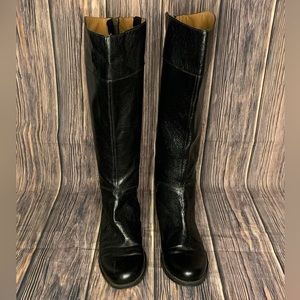 Women’s Nine West Vintage America Collection black riding boots